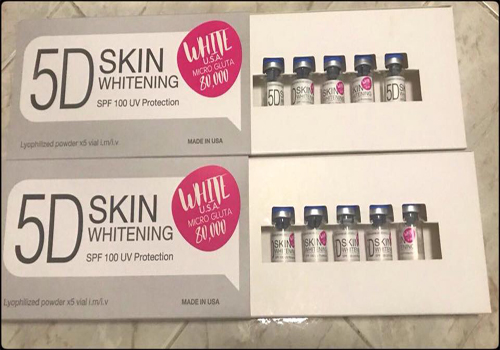 5D Skin Whitening Glutathione Injections Made in USA
